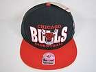 CHICAGO BULLS SNAPBACK HAT BLACK CRUSH LOGO BASKETBALL ROSE JORDAN 47 