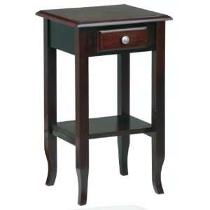  ME04Merlot Telephone Table with Drawer
