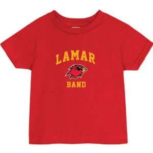  Lamar Cardinals Red Baby Band Arch T Shirt Sports 