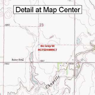   Map   De Grey SE, South Dakota (Folded/Waterproof)