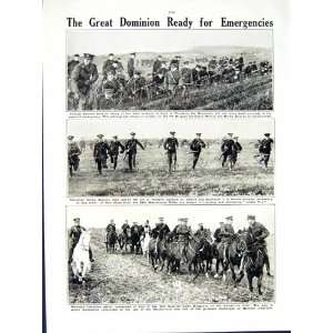  1916 WORLD WAR CANADIAN SOLDIERS FLANDERS DRAGOONS