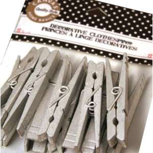  Silver Decorative Clothespins 12/Pkg Canvas Corp CLS2140 