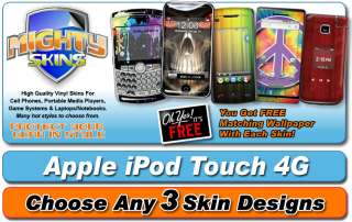 Skin Decal cover for Apple iPod Touch 4g iTouch skins vinyl case pick 