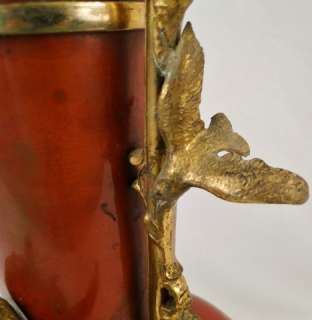   19th C. Louis XV Syled Bronzed Spelter Enamel 21 Cupid Angel Vase