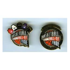   Basketball Hall of Fame Pin Set plus Stockton