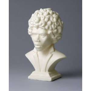    Jimi Hendrix Composer Portrait Bust Sculpture