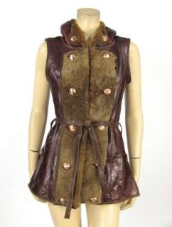 1195 Australia Luxe Collective Hoodie Vest S Sheepskin Shearling 