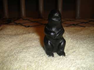 Cast Iron Beaver Miniature In A Seated Position Heavy  