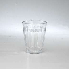 10 OZ PLASTIC HEAVY WEIGHT TUMBLER GLASS GLASSES CUPS  