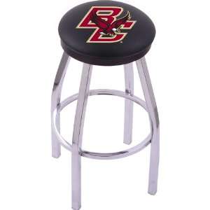 Boston College Steel Stool with Flat Ring Logo Seat and L8C2B Base