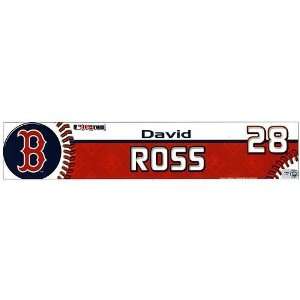  David Ross #28 2008 Red Sox Game Used Locker Room 