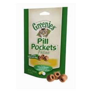  Greenies Pill Pockets for Cats SALMON 1.6 oz (45 pockets 