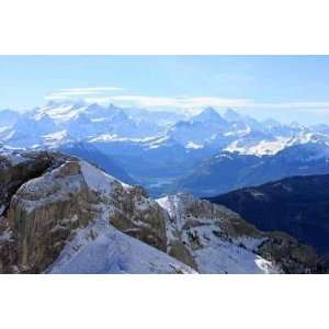  Point De Vue Sur Les Alpes   Peel and Stick Wall Decal by 