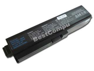 12 Cell Battery for Toshiba Satellite A660 A665 C650  