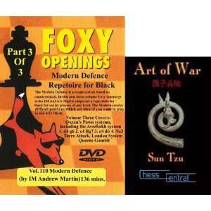 Foxy Chess Openings Modern Defense Part 3 DVD & ChessCentrals Art 