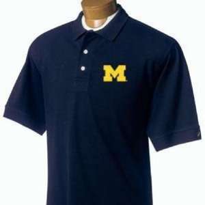 Wolverines Polo Shirt   Michigan Wolverines Classic Polo Navy  