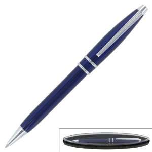 Cross Arcadia Blue Twist Retractable Ballpoint Pens, Black Ink, Medium 