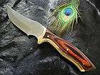 HANDMADE CUSTOM D2 STEEL WITH DOLLAR WOOD HUNTING KNIFE  922