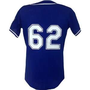 62 Dodgers Game Used Batting Practice Jersey (Name Removed) (circa 