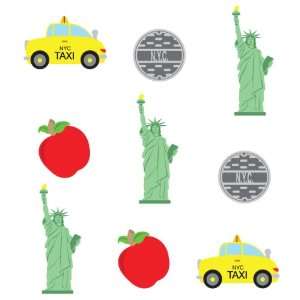  Jolees Boutique Cabochons Dimensional Stickers, New York 