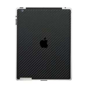  iPad 2 Black Carbon Fiber Skin Back