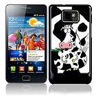 funny animal cartoon cow with cow print hard case for samsung galaxy 