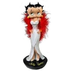  Betty Boop Figurine   White Long Dress Style by Pacific 