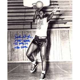  Earl Lloyd First Black To Play in a NBA Game Autographed 