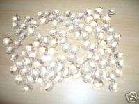 50 PIECES 14MM LEAD CRYSTAL OCTAGON PRISMS  