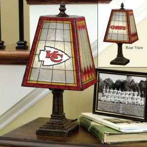  Kansas City Chiefs Glass Table 14 Lamp