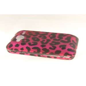  HTC Evo Shift 4G Hard Case Cover for Hot Pink Leopard 