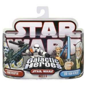  Star Wars Galactic Heroes A New Hope   Sandtrooper & Obi 
