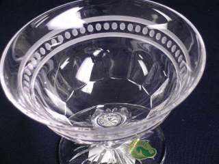 Waterford Crystal Bolton Dot Footed Compote  NIB  