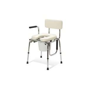  Commode, Drop Arm With Padded Seat