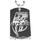new RUFF RYDERS LOGO Charm Dog Tag DogTag + FREE Chain