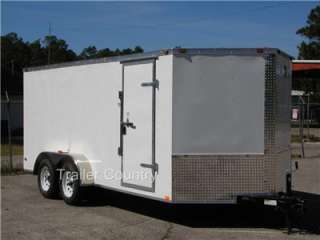 NEW 2012 Elite Series 7 x 14 V Nose Enclosed Cargo Trailer w/Ramp