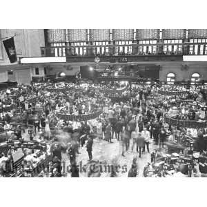  Trading Floor At Stock Exchange   1970