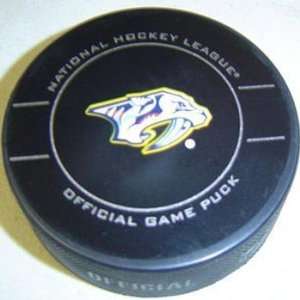  Nashville Predators NHL Hockey Official Game Puck 2009 