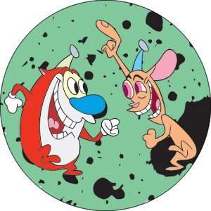  Ren and Stimpy Party Hats Button B RS 0007 Toys & Games