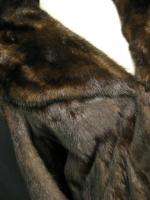  Collar Furs by the Sea Carmel, CA. Brown Ranch MINK Fur Coat  
