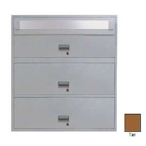   3HD43ST T 43 in. Insulated Side Tab Lateral File   Tan