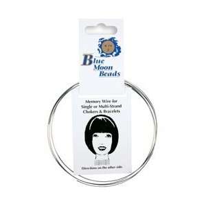  Blue Moon Choker Memory Wire 3/Pkg Silver 35663; 6 Items 