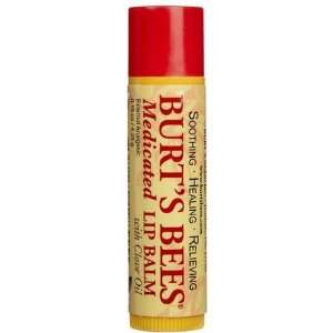  Burts Bees Medicated Lip Balm (Quantity of 5) Health 