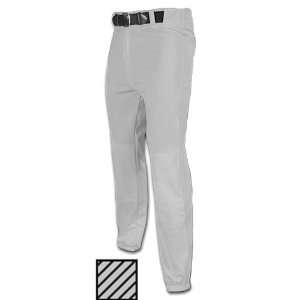 Champro Youth Belted Custom Baseball Pant (Inset Pocket) GREY W/BLACK 