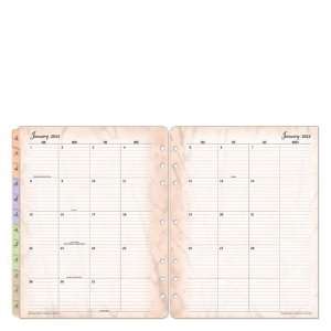   Two Page Monthly Calendar Tabs   Jan 2012   Dec 201