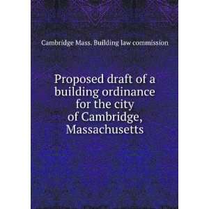  Proposed draft of a building ordinance for the city of 