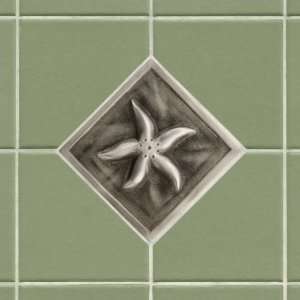  4 Aluminum Wall Tile with Starfish Design