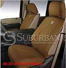 OEM 09 2011 Ford F 150 Carhartt Seat Covers Brown Bench