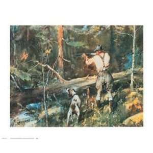  Grouse Shooting by James M. Sessions 30x25 Kitchen 