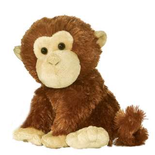 10 brown monkey plush stuffed animal doll toy cute new  